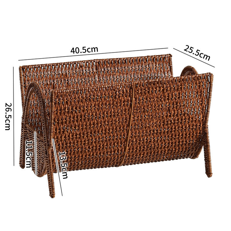 Siopsrl | Handwoven Rectangular Magazine Holder Siopsrl