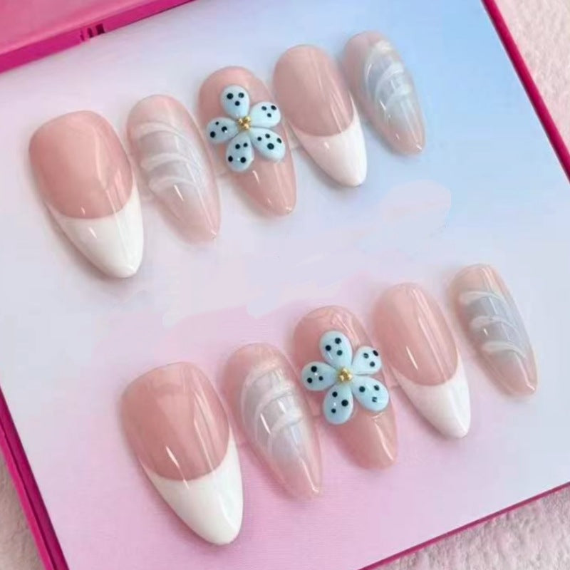 Siopsrl | Nature-Themed Artistic Press-On Nail Set Siopsrl