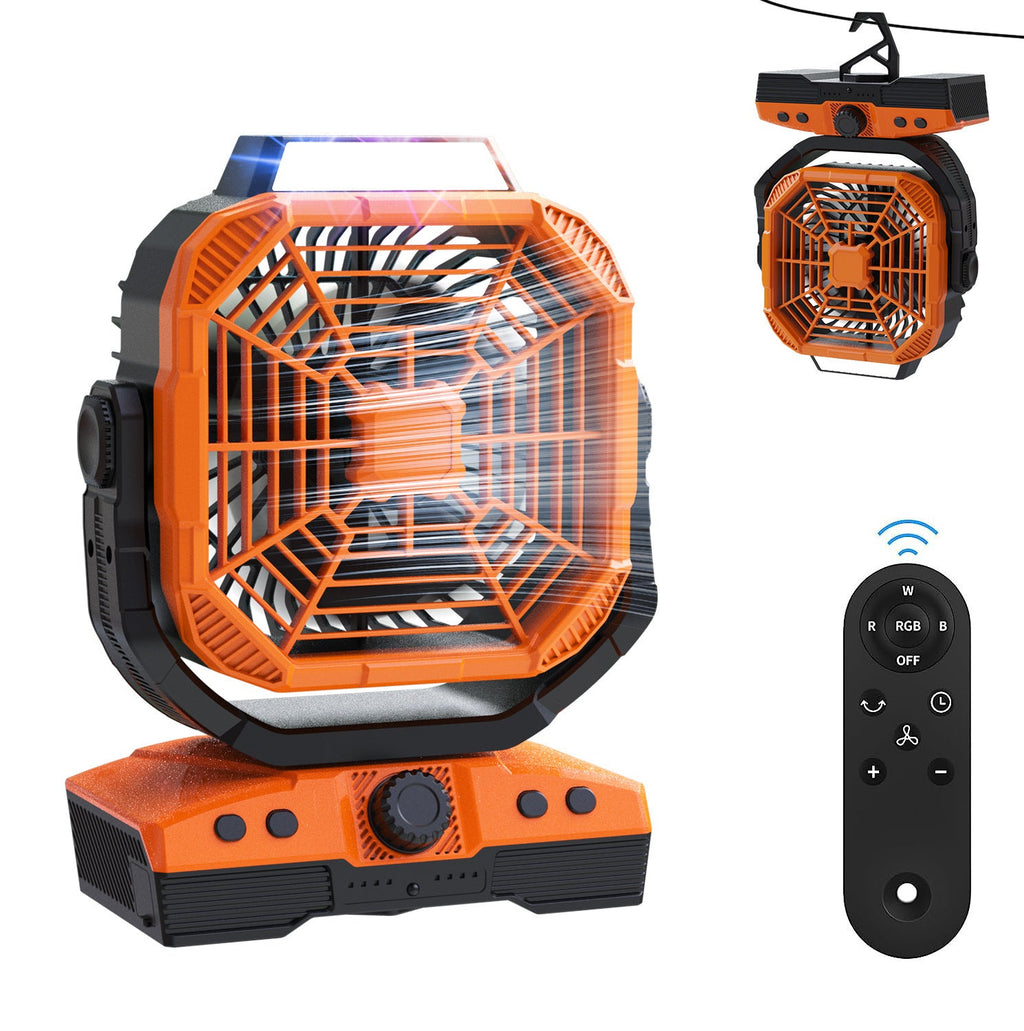 Siopsrl | Men's Multifunctional Rechargeable Camping Light and Cooling Fan Siopsrl
