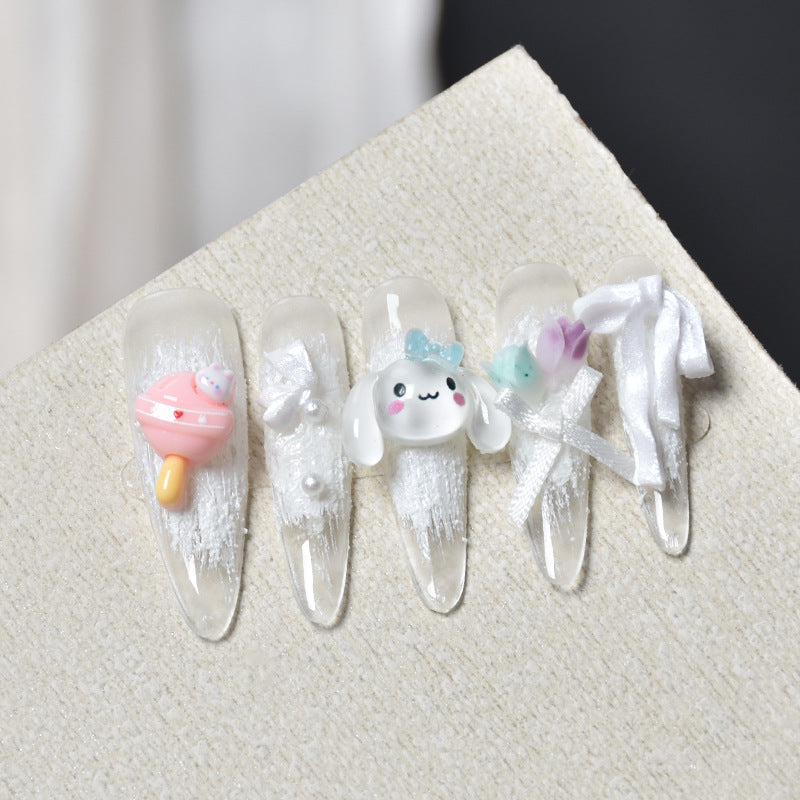 Siopsrl | Creative 3D Themed Press-On Nail Art Siopsrl