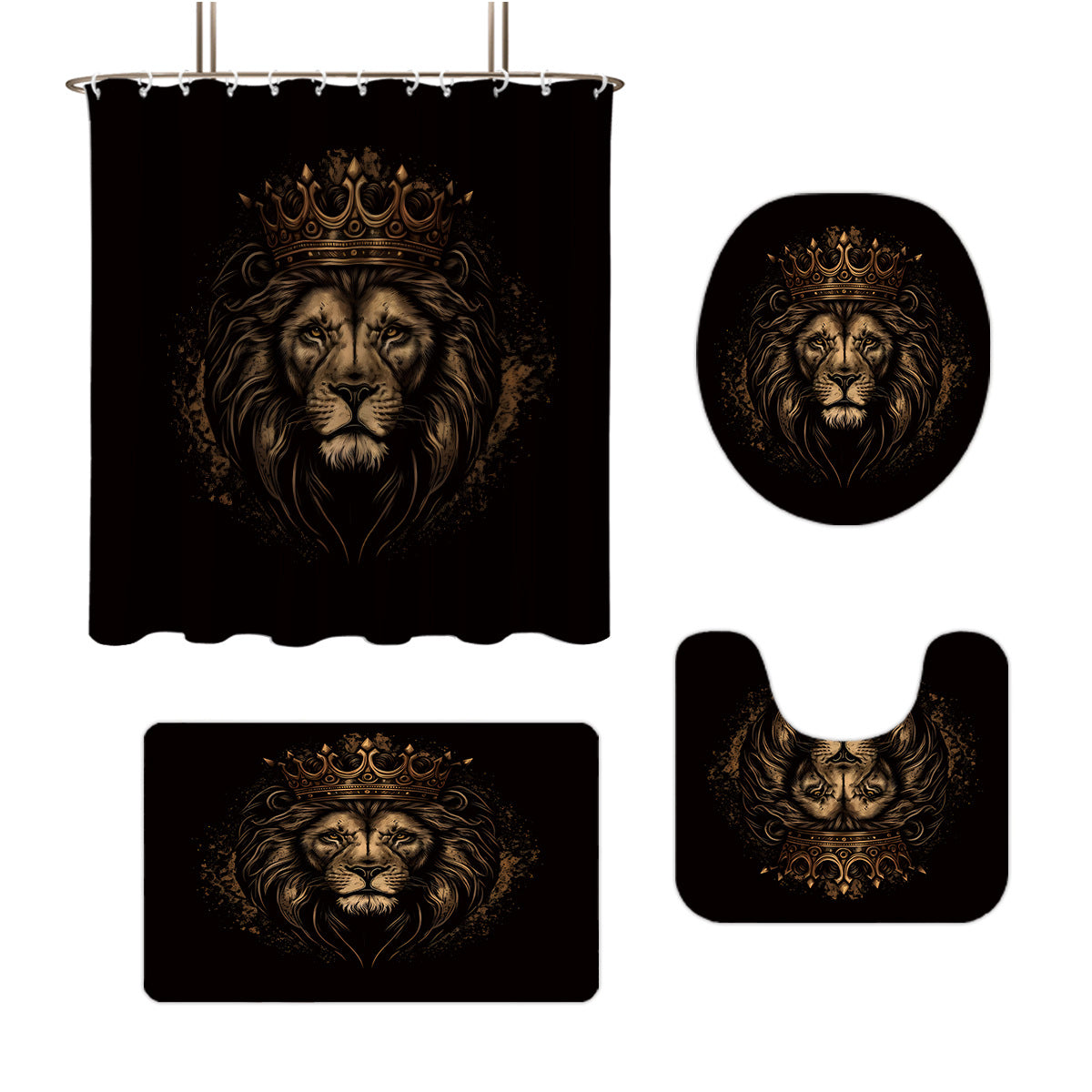 Siopsrl | Digital Lion Themed Bathroom Set Siopsrl