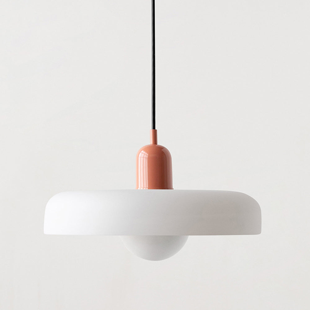 Siopsrl| Coloured Glass Pendant Light – Elegant Bauhaus-Style Hanging Lamp for Living Room & Dining Area