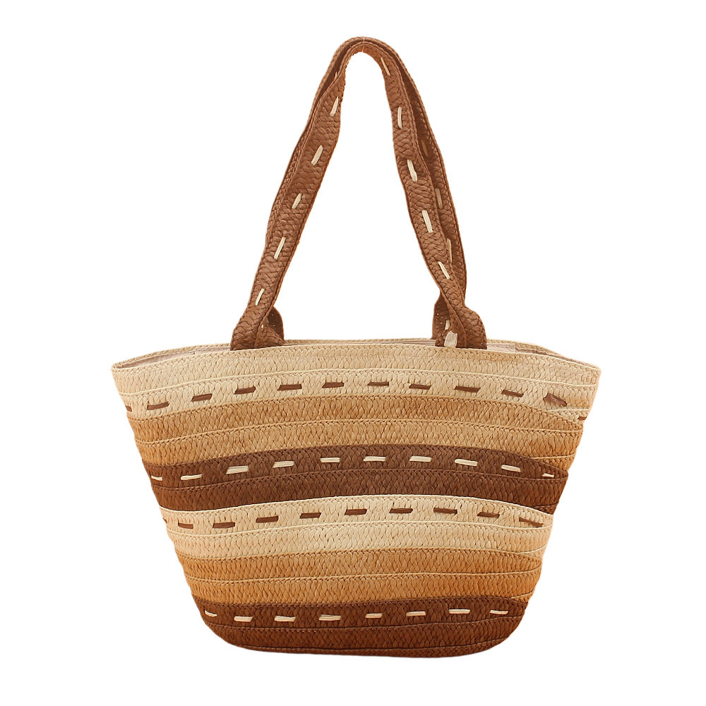 Basket bag with structured design and sturdy carrying handles Siopsrl