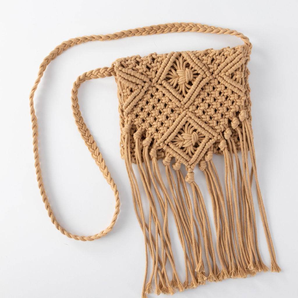 Siopsrl | Hand-knotted Macrame Shoulder Bag Siopsrl