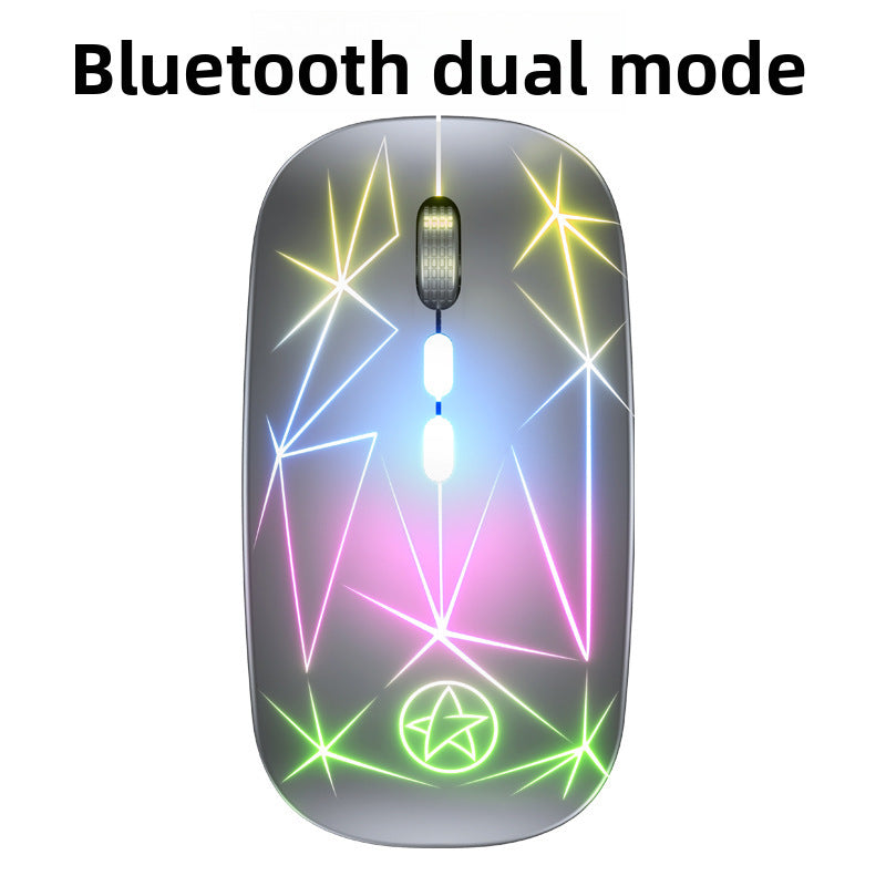 Siopsrl | Bluetooth Gaming Mouse with Dual Mode and RGB Lighting Siopsrl