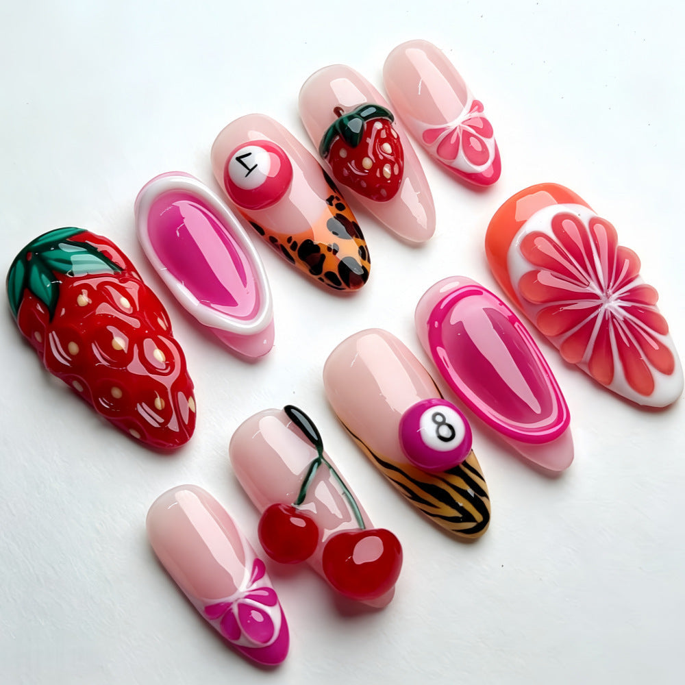 Siopsrl | Creative Fruit Nail Art with Colorful Designs Siopsrl