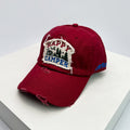 Siopsrl | Men's Distressed Embroidered Camping Cap Siopsrl
