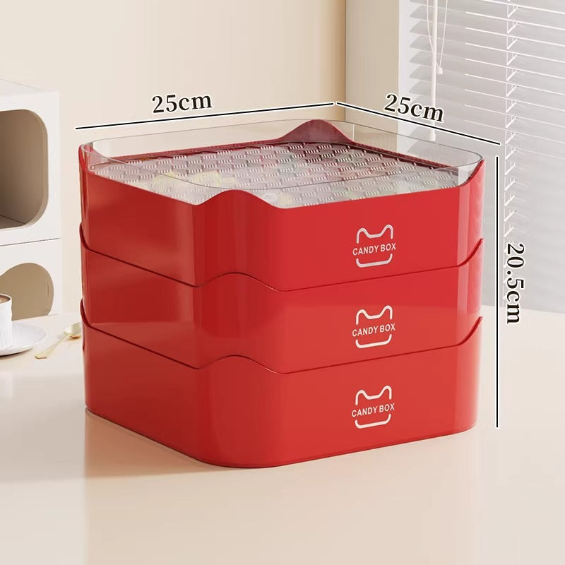 Siopsrl | Multi-Purpose Storage Organizer with Transparent Lid Siopsrl