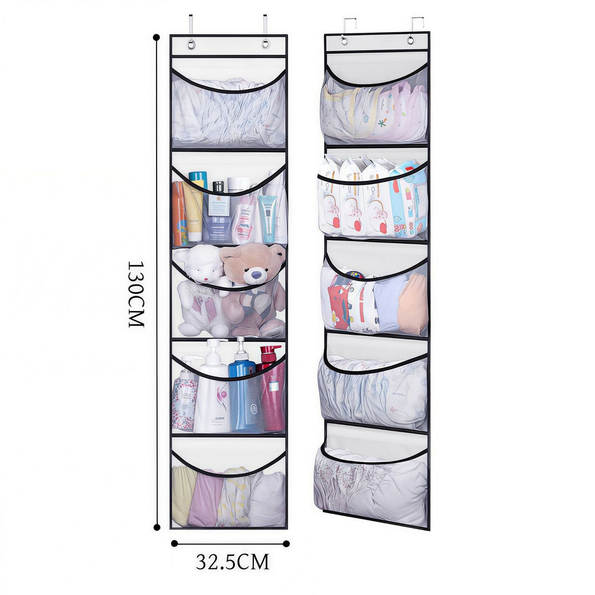 Vertical storage system made of net material Siopsrl