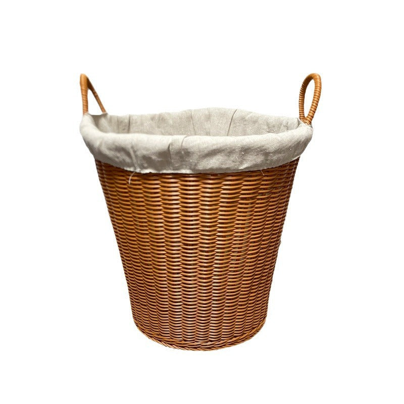 Woven Storage Basket with Cotton Lining Siopsrl