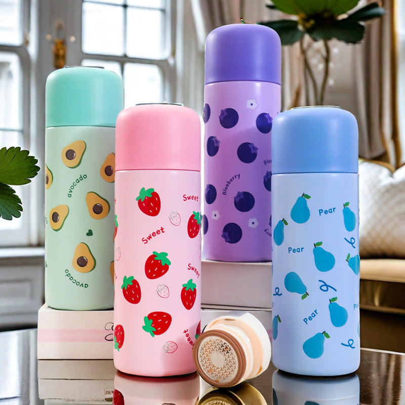 Siopsrl | Women's Insulated Water Bottle with Fruity Design Siopsrl