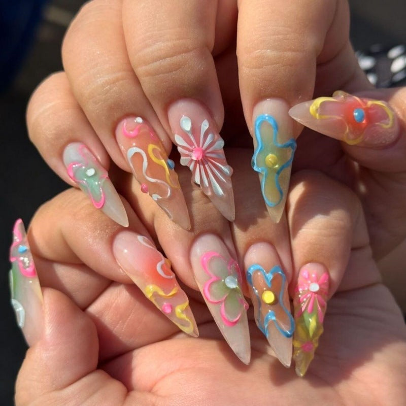 Siopsrl | Animal-Inspired Press-On Nail Art Set Siopsrl