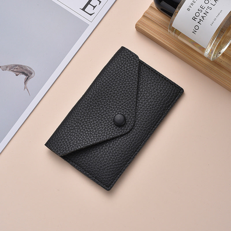 Siopsrl | Compact Textured Leather Cardholder Siopsrl