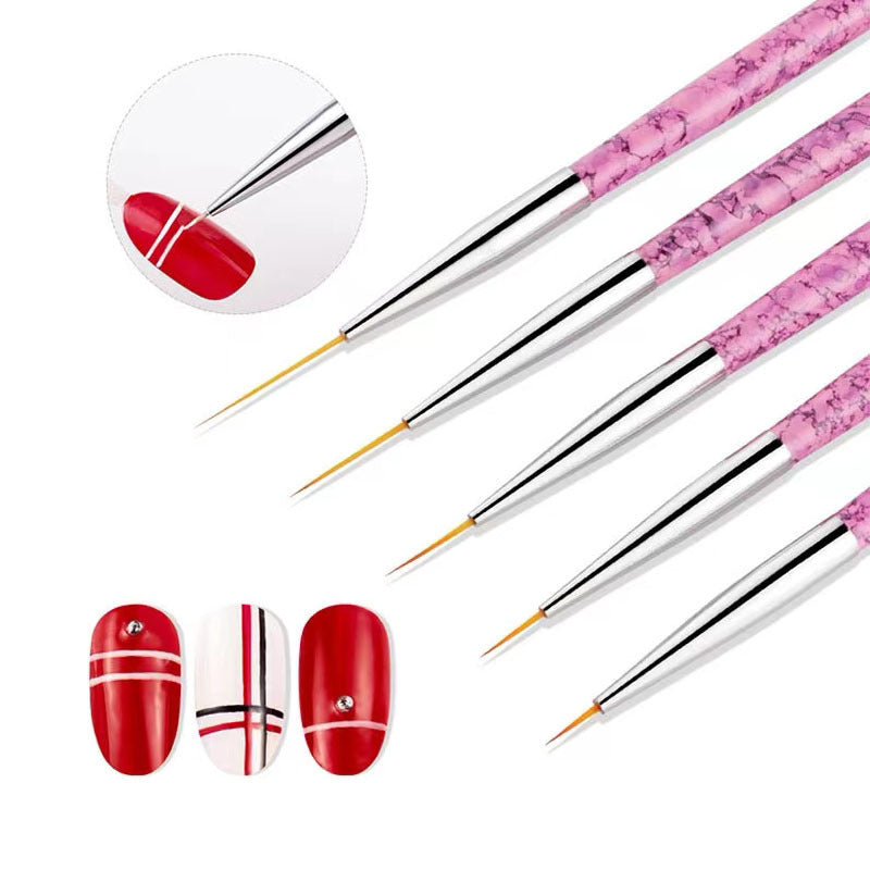 Siopsrl | Professional Fine Detail Nail Art Brushes Set Siopsrl