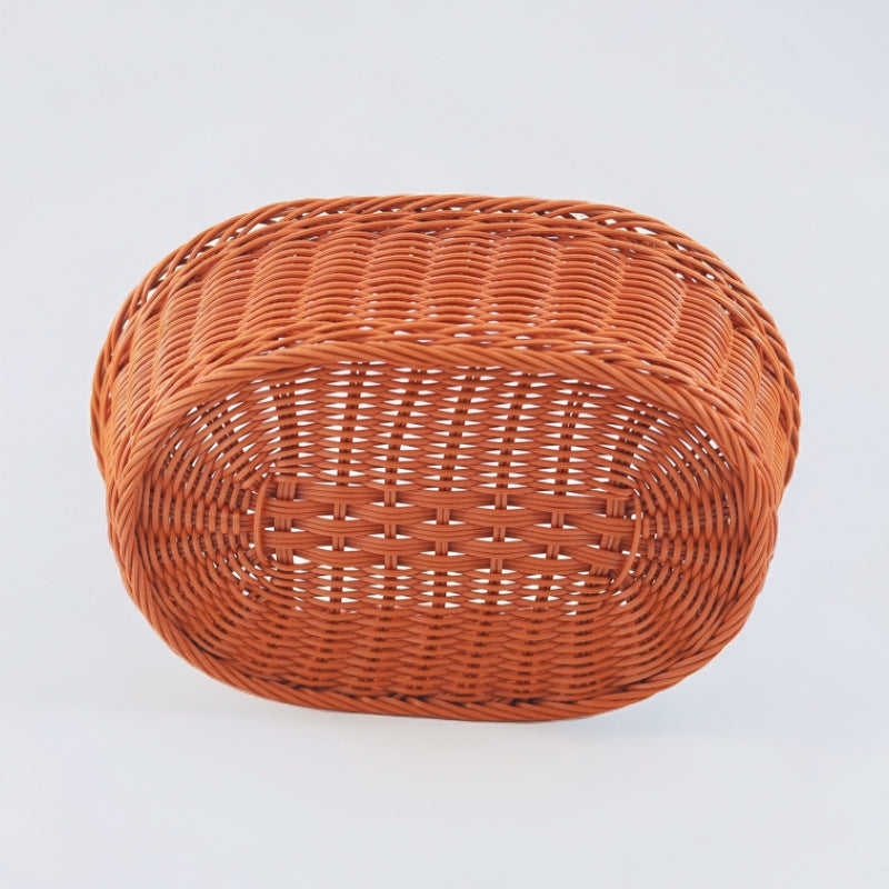 Storage Basket with Durable Plastic Construction