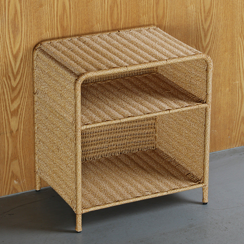Siopsrl | Natural Woven Open Shelf Storage Unit Siopsrl