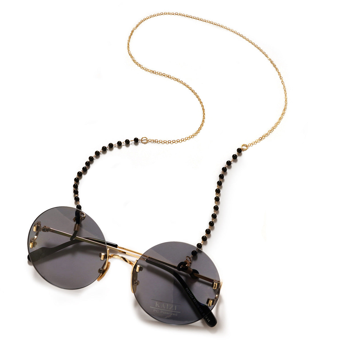 Siopsrl | Premium Black Beaded Eyewear Chain Siopsrl