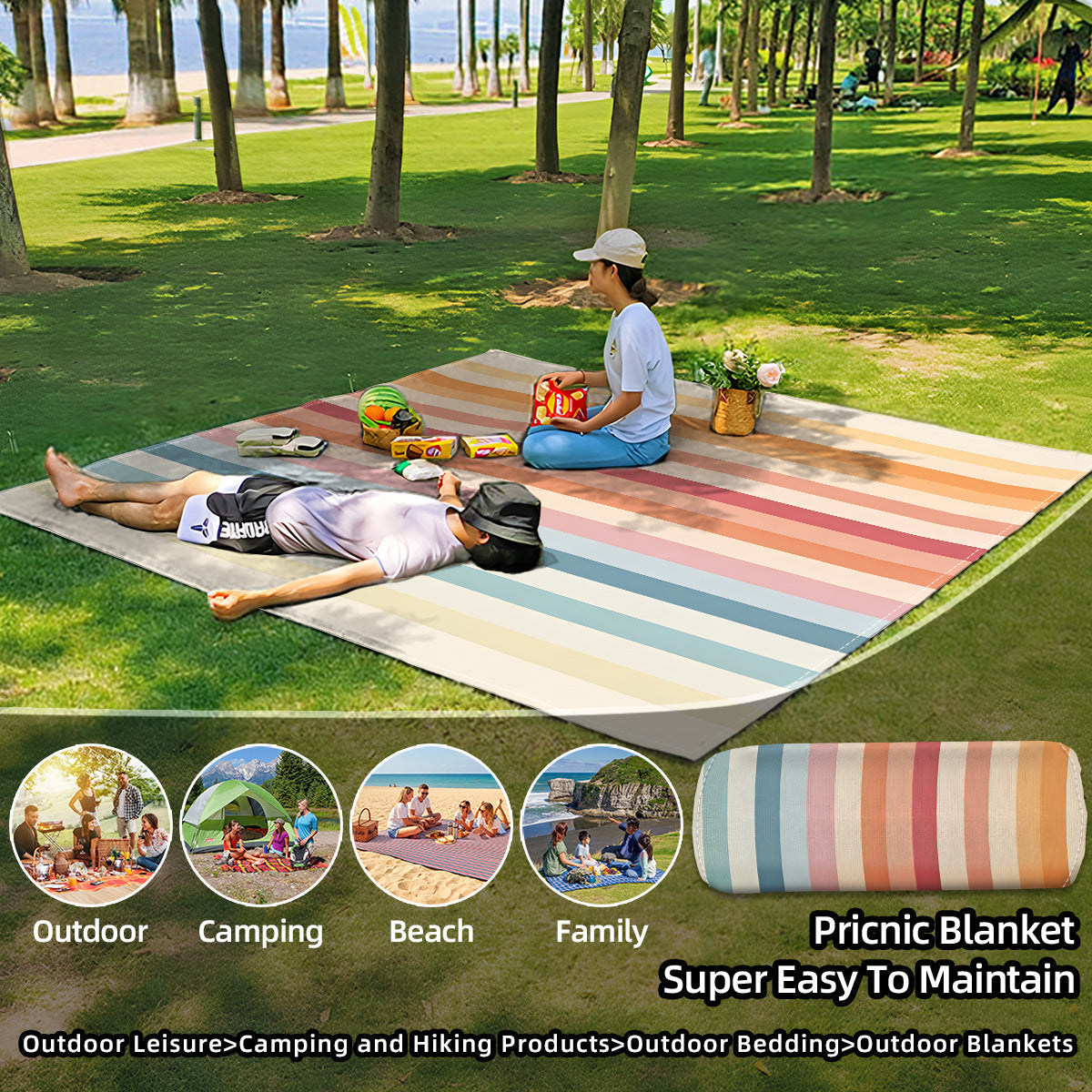 Siopsrl | Large Outdoor Picnic Blanket Siopsrl