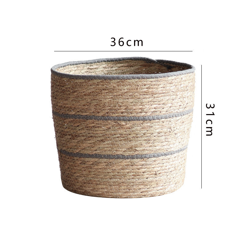Handwoven decorative basket Siopsrl