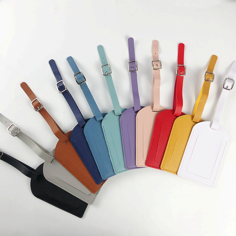 Siopsrl | Durable PU Leather Luggage Tag Siopsrl