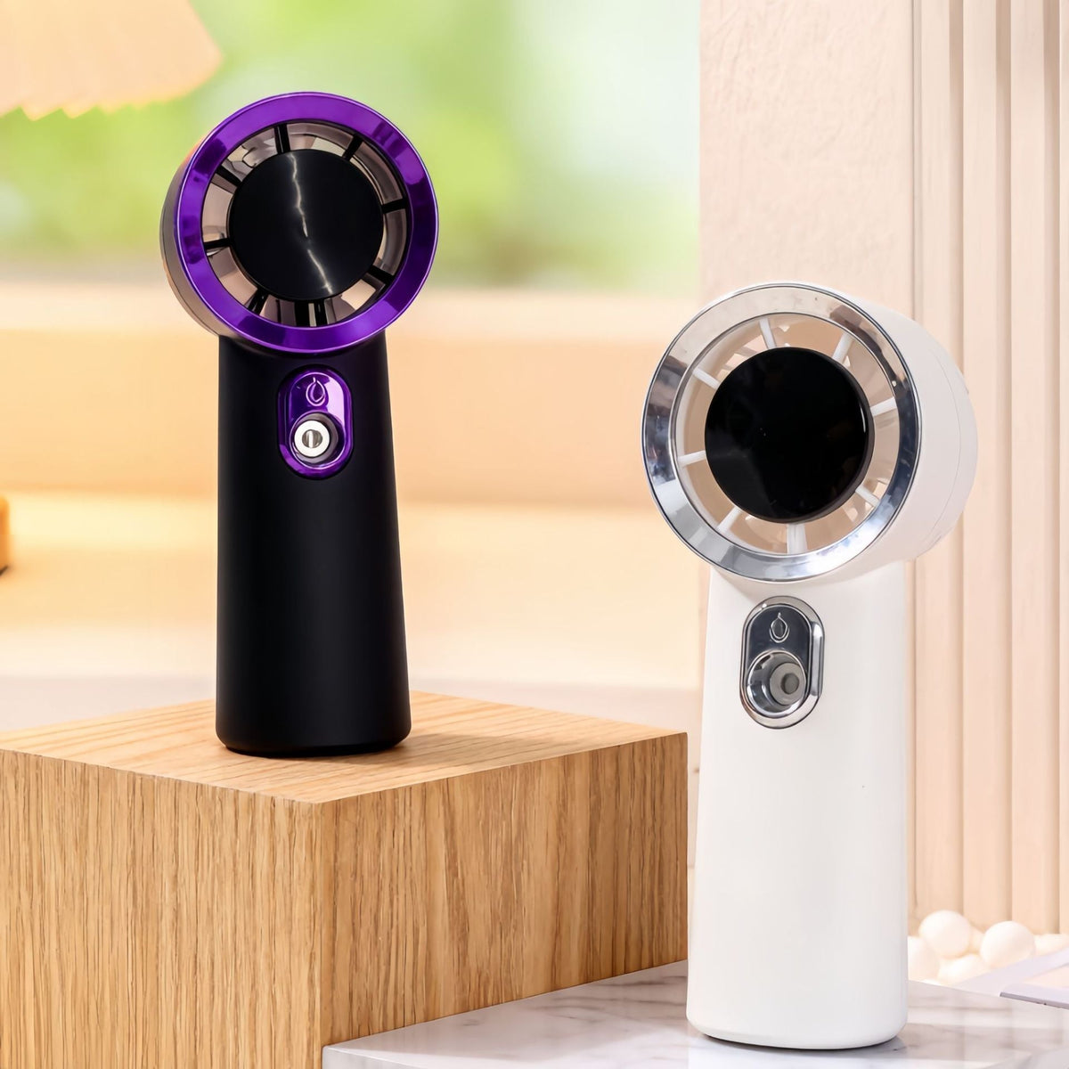 Siopsrl | Ladies portable mini hand fan with USB charging function and ergonomic design Siopsrl