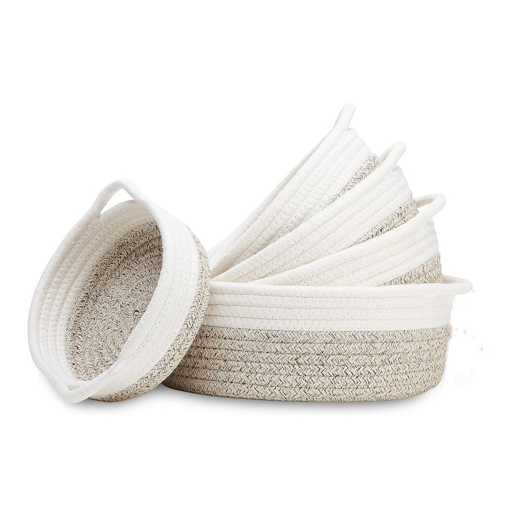 Women High-Quality Storage Basket Set made of Natural Cotton Material Siopsrl