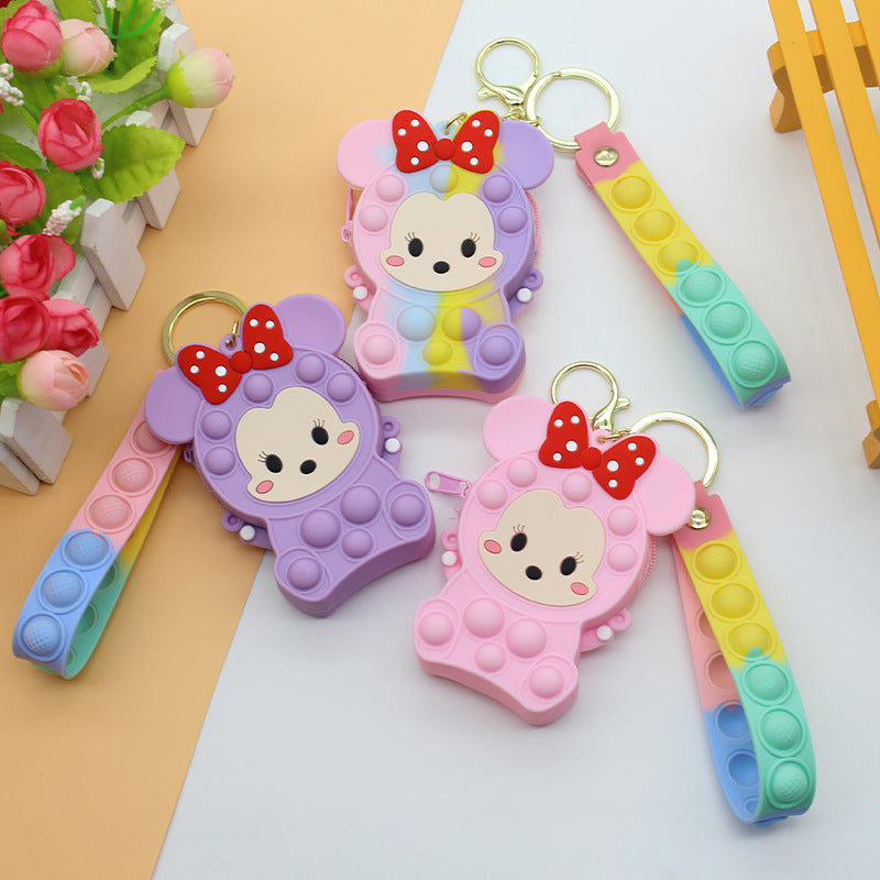 Siopsrl | Women's Keychain with Pop It Design Siopsrl