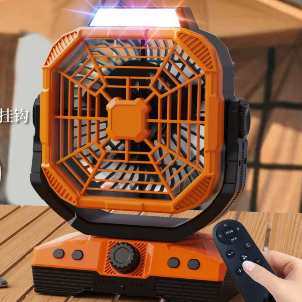 Siopsrl | Men's Multifunctional Rechargeable Camping Light and Cooling Fan Siopsrl