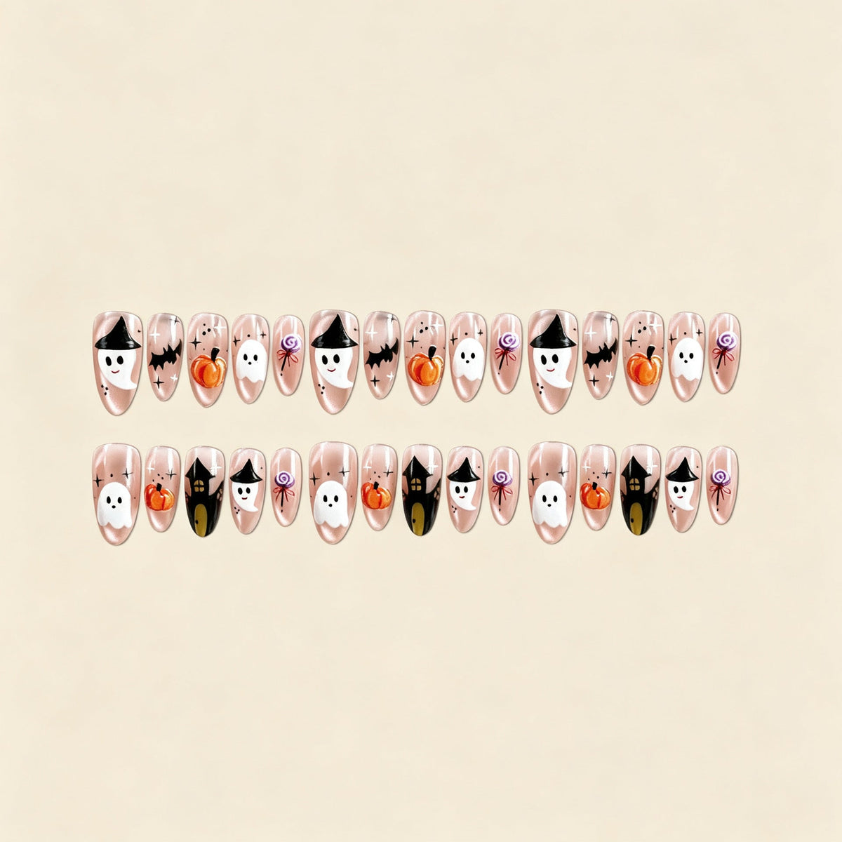 Creative Halloween Art Nail Set Siopsrl