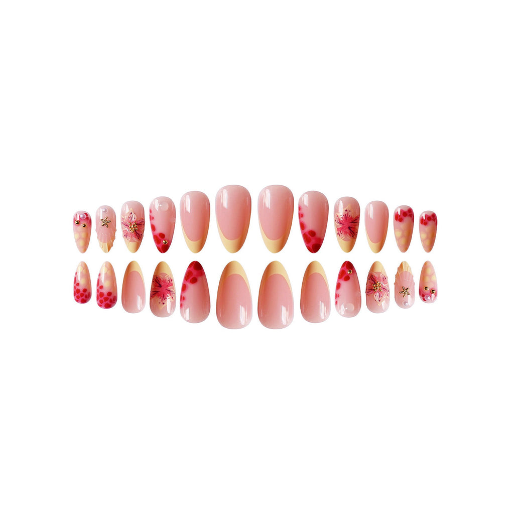 Siopsrl | Floral 3D Press-On Nail Art Siopsrl