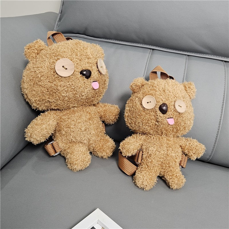 Siopsrl | Cute Cuddly Backpack with Bear Motif Siopsrl