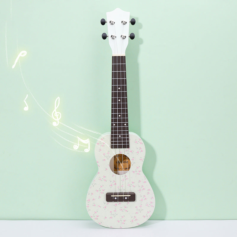 Siopsrl | Floral Patterned Ukulele Siopsrl