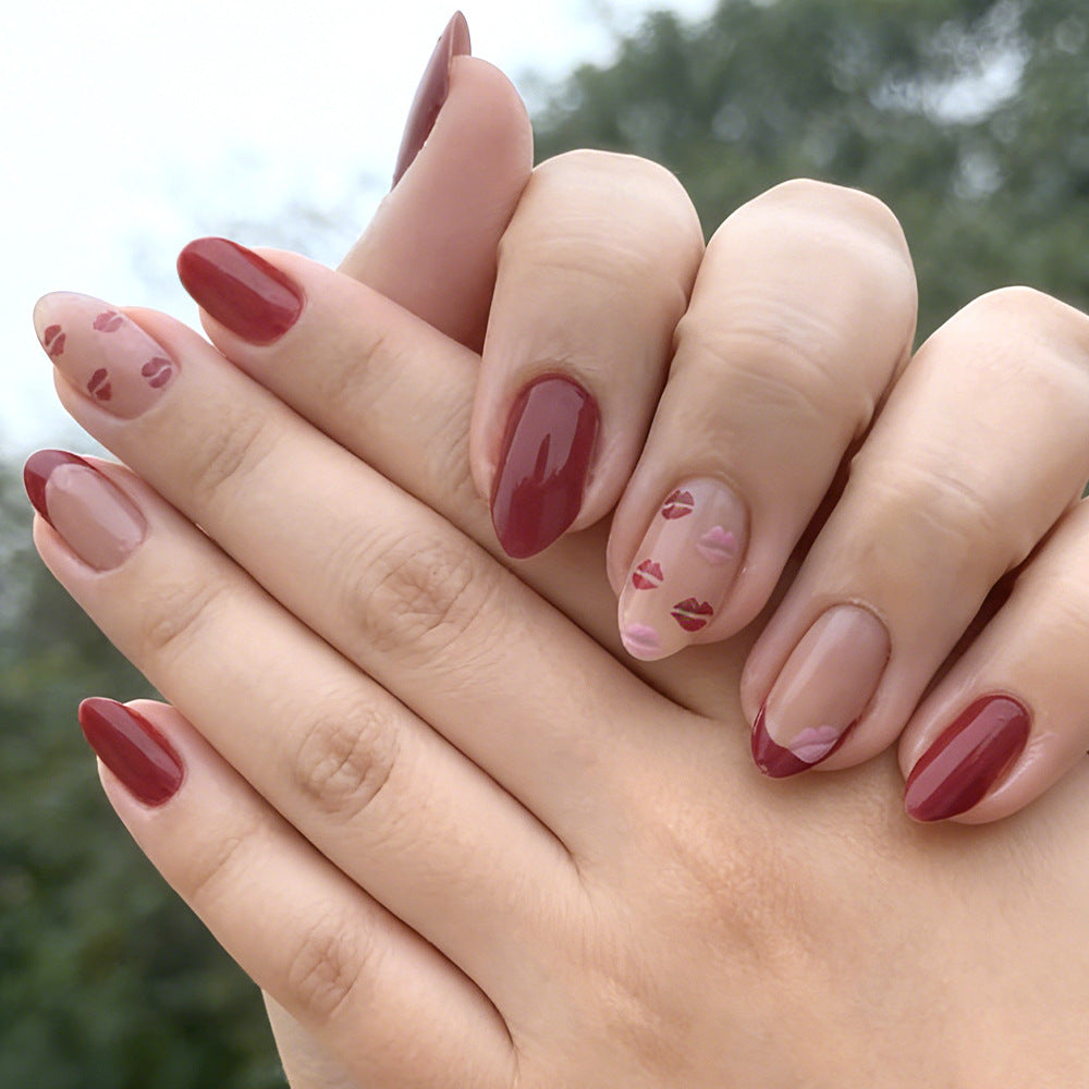 Siopsrl | Kiss-Embellished Press-On Nail Set Siopsrl