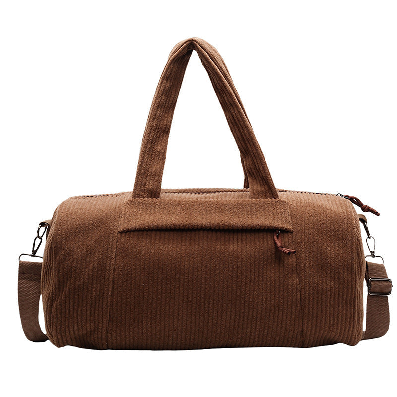 Siopsrl | Sporty Travel Bag Made of Soft Cord Material with Adjustable Shoulder Strap Siopsrl