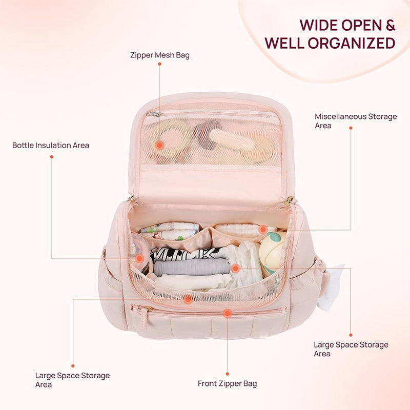 Siopsrl | Multifunctional diaper bag with insulated compartment and practical outer pockets Siopsrl