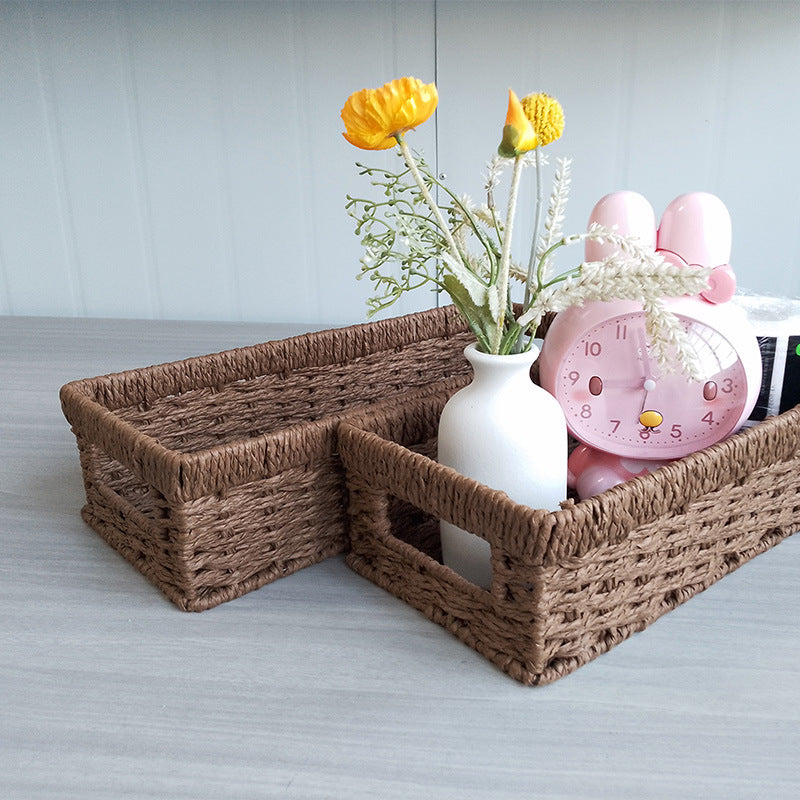 Versatile Handwoven Storage Trays Siopsrl