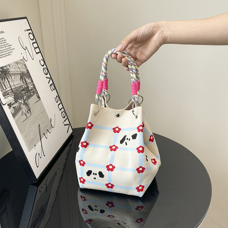 Siopsrl | WoFloral Print Textured Handbag Siopsrl