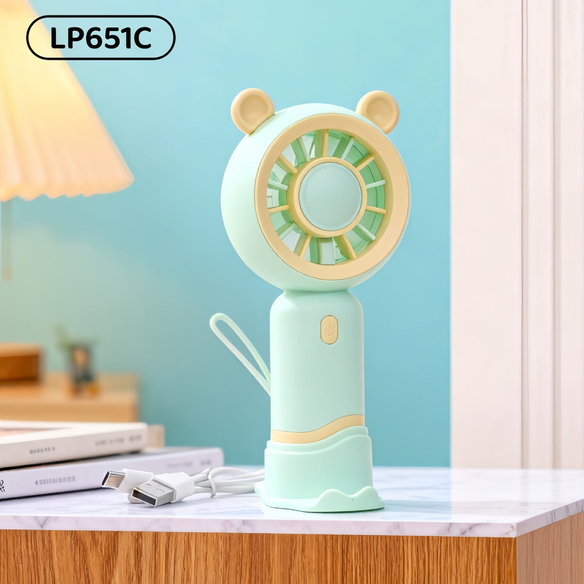 Siopsrl | Women's Portable Mini Fan with Innovative Design and USB Charging Function Siopsrl