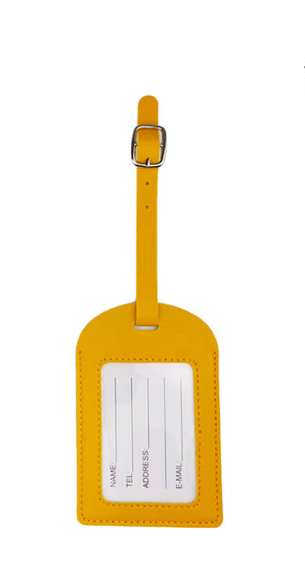 Siopsrl | Durable PU Leather Luggage Tag Siopsrl