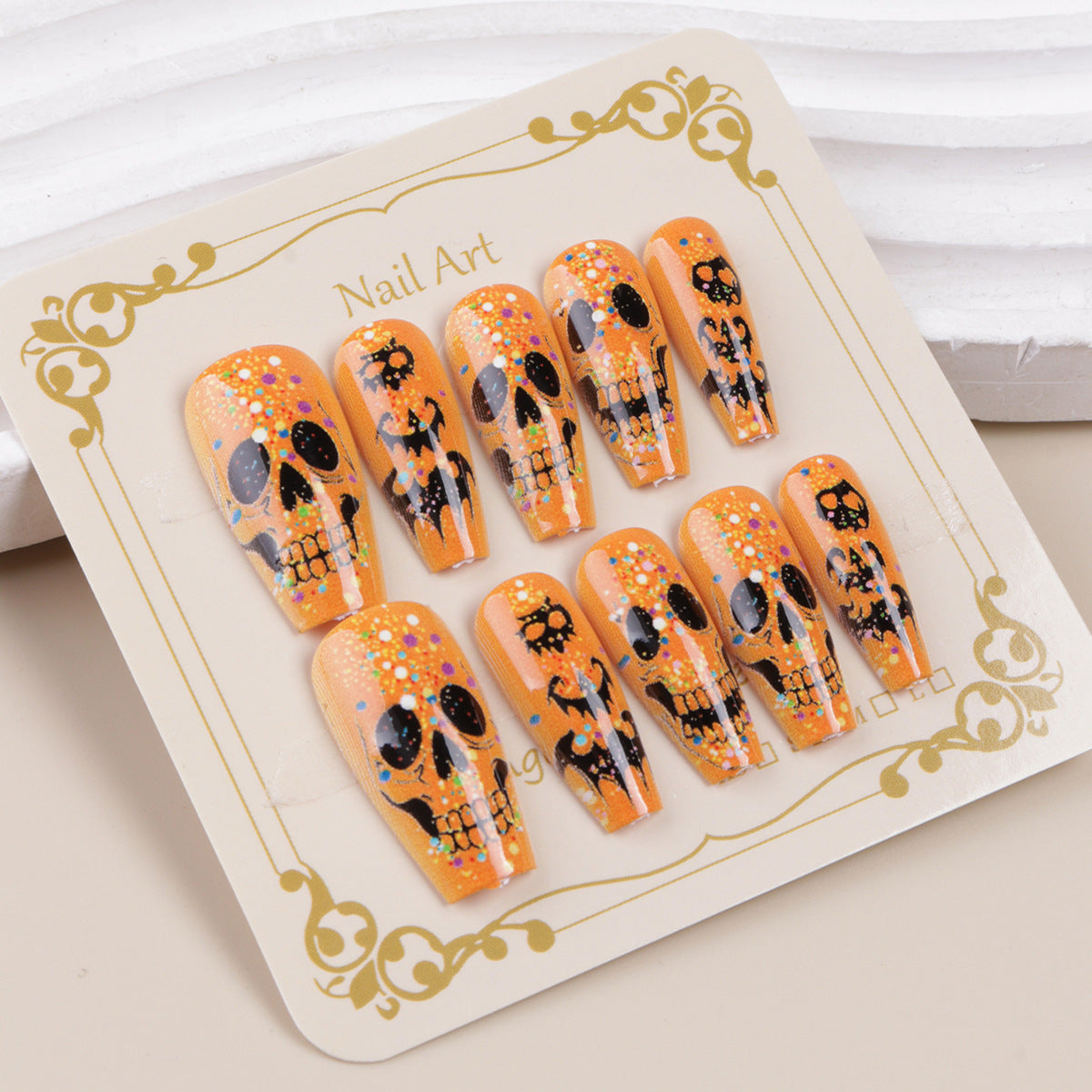 Halloween-Themed Glitter Nail Art Set Siopsrl