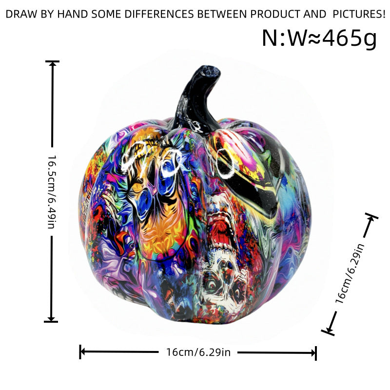 Artistic Halloween Pumpkin Figurine Siopsrl