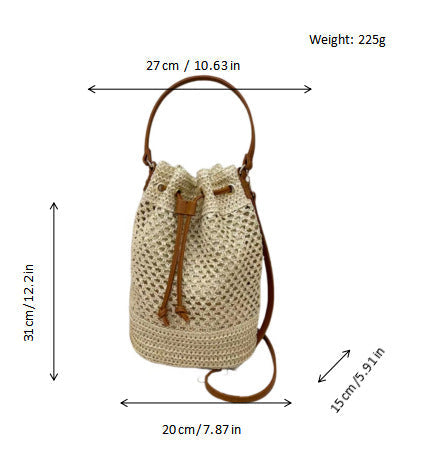 Siopsrl | Light Macrame Tote Bag Siopsrl