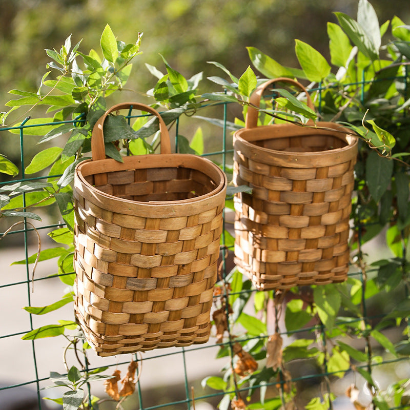 Handcrafted Wicker Storage Cylinder Siopsrl