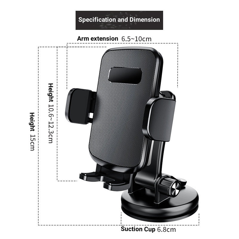 Siopsrl | Unisex Auto-Smartphone-Mount with 360-Degree Rotating Mechanism Siopsrl