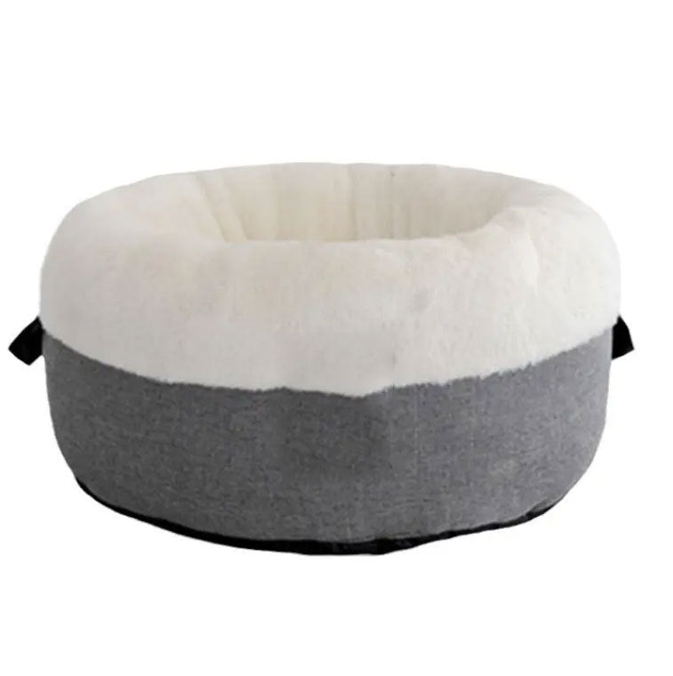 Siopsrl | Cozy Round Fleece-Lined Dog Bed