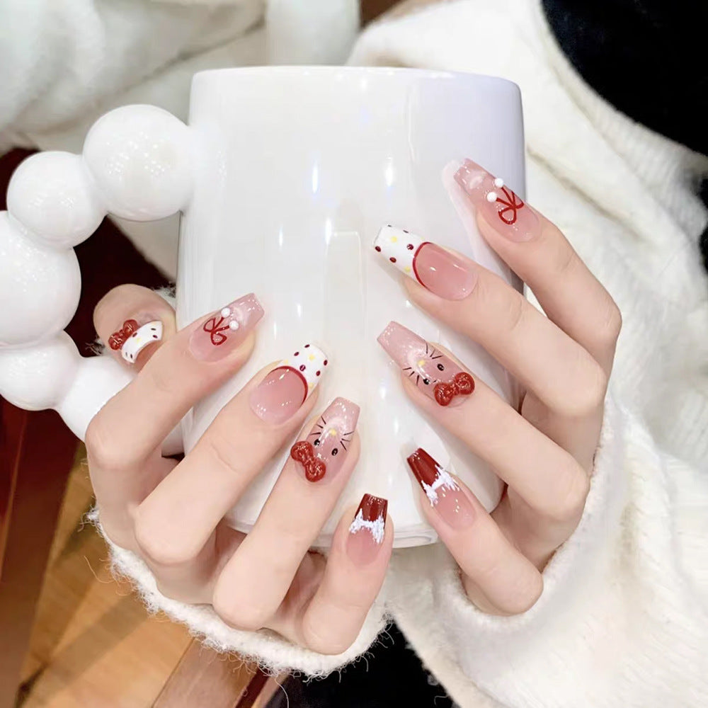Siopsrl | Glossy Press-On Nail Extensions Siopsrl