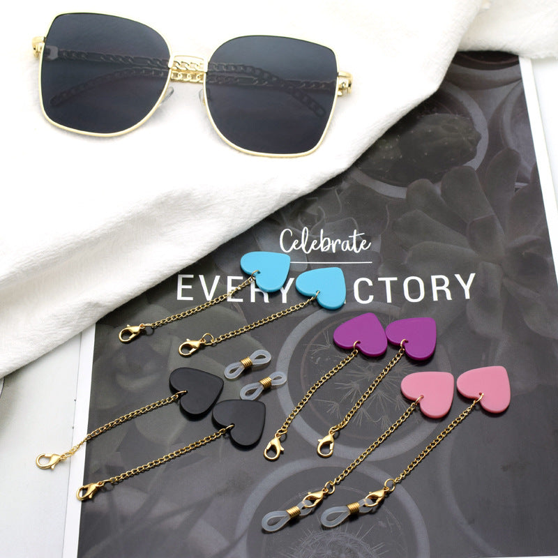 Siopsrl | Heart-Shaped Decorative Eyewear Chain Siopsrl