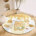 Siopsrl | Cute Bear-Themed Round Area Rug