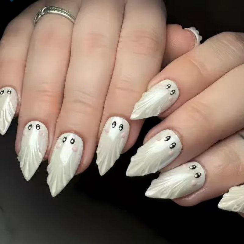 Halloween-Themed Press-On Nail Set Siopsrl