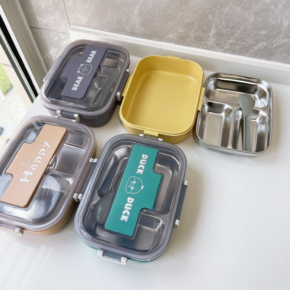 Siopsrl | Leakproof Stainless Steel Compartmentalized Lunchbox Siopsrl